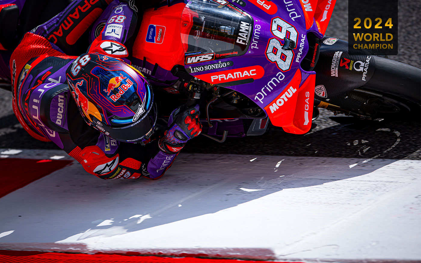 wrs fornitori ufficiali cupolini del team Pramac Ducati